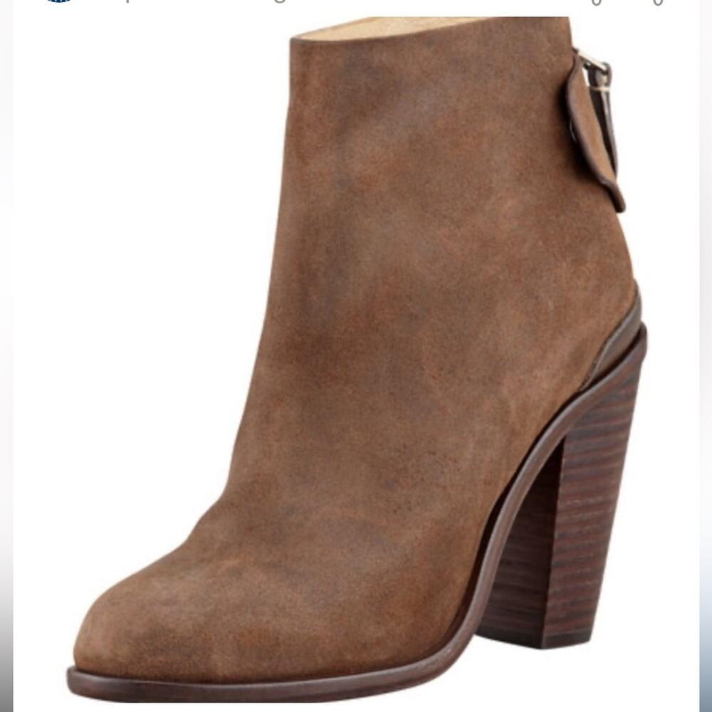 Rag & Bone Kerr Ankle Boot brown leather as seen on Taylor swift heeled 9/9.5